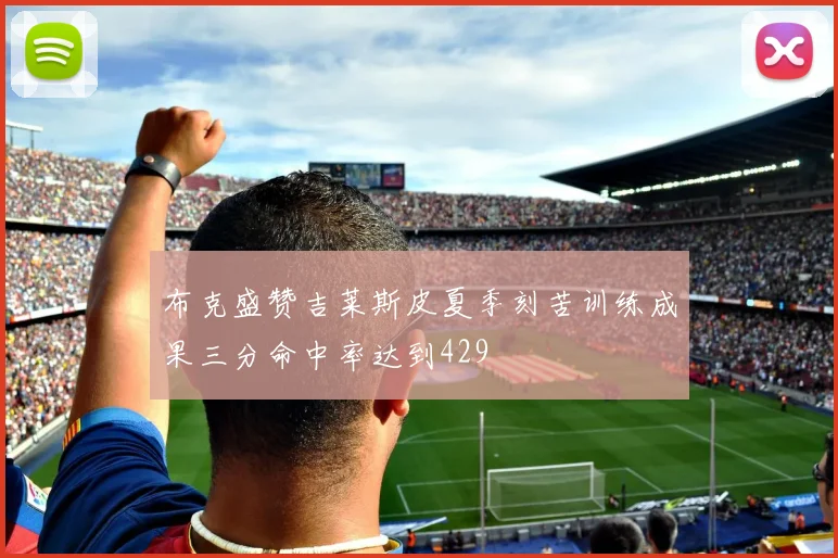 布克盛赞吉莱斯皮夏季刻苦训练成果三分命中率达到429